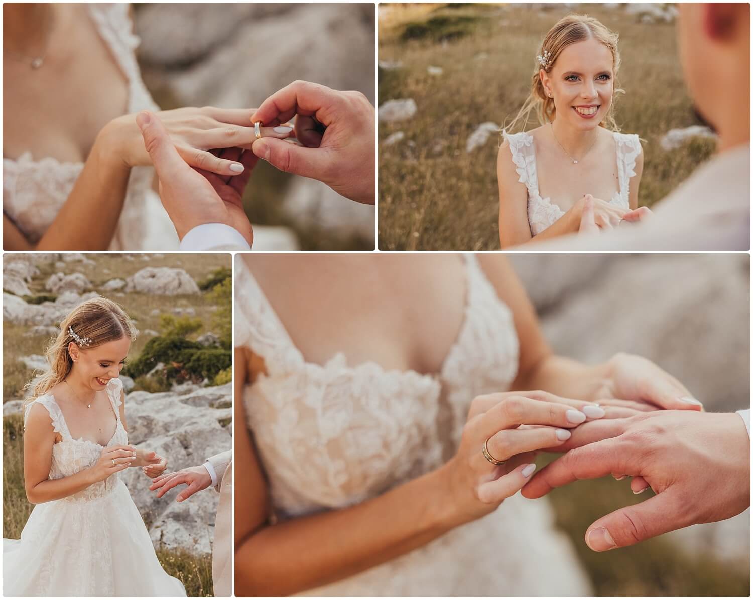 Intimna ceremonija razmjene prstenja na Velebitu – iskrene riječi, suze radosnice i priroda kao jedini svjedok.